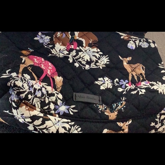 Vera Bradley NEW - Brush & Cosmetic case - Merry Mischief - HTF pattern - Picture 4 of 6